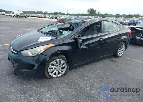 2012 Hyundai Elantra Gls from USA, damaged, VIN 5NPDH4AE3CH141504
